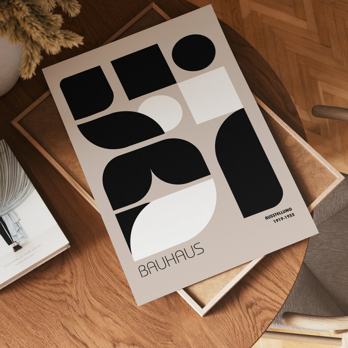 Bauhaus Geometric Blocks – affisch med stilfullt motiv från Bozetto i hög kvalitet