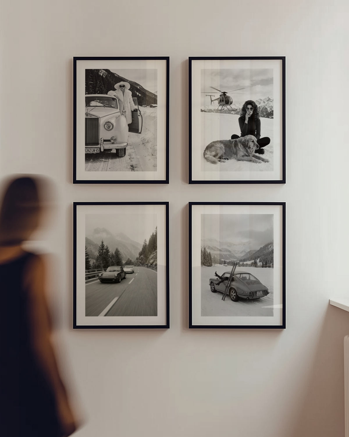 Bundle 4-pack Alpine Icons Collection – kuraterad postercollection som lyfter hemmet hos Bozetto