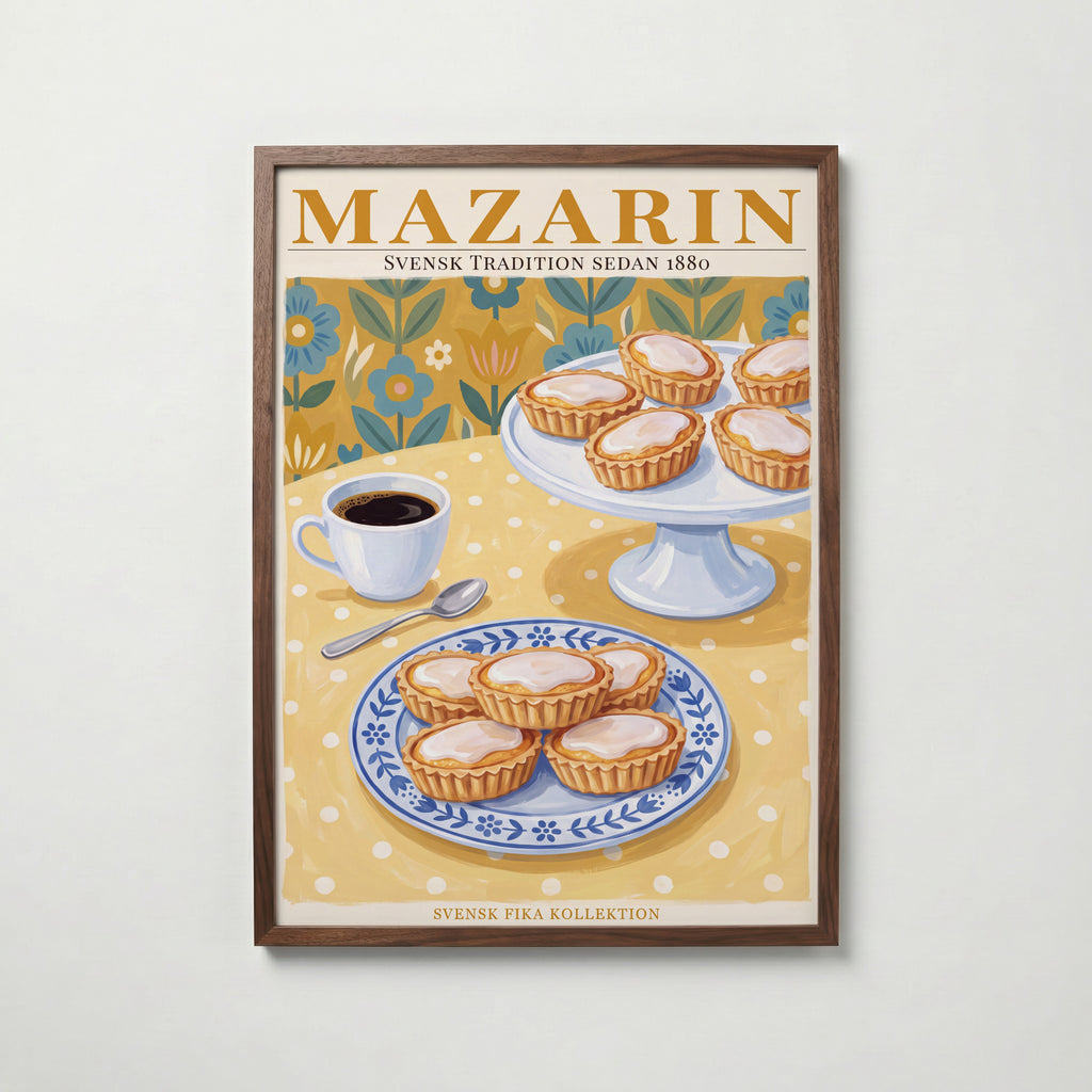 Mazarin Poster – valnötsram