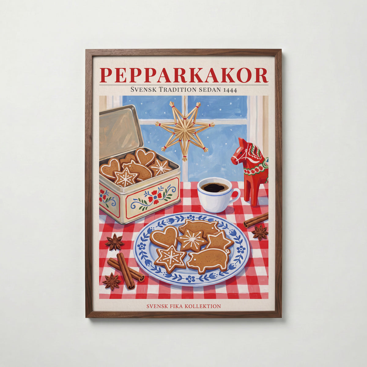 Pepparkakor Poster – valnötsram