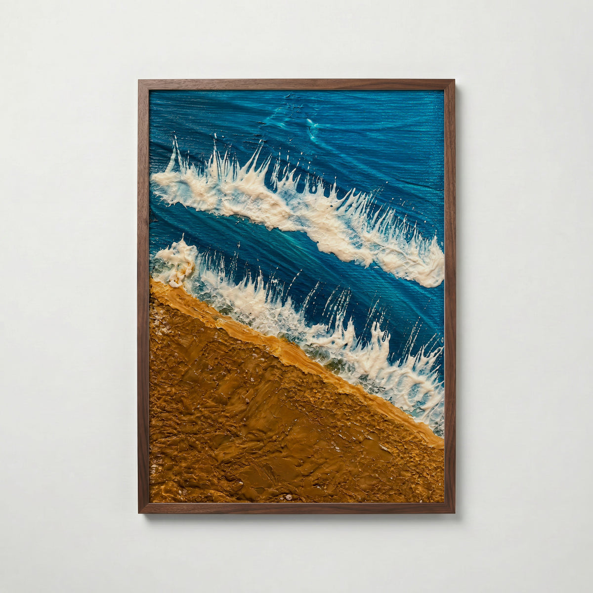 Sonia Tondkar Vågbrus Poster – valnötsram