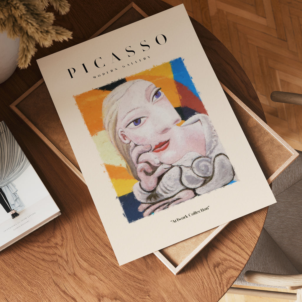 Picasso Blonde Portrait – affisch med stilfullt motiv från Bozetto i hög kvalitet