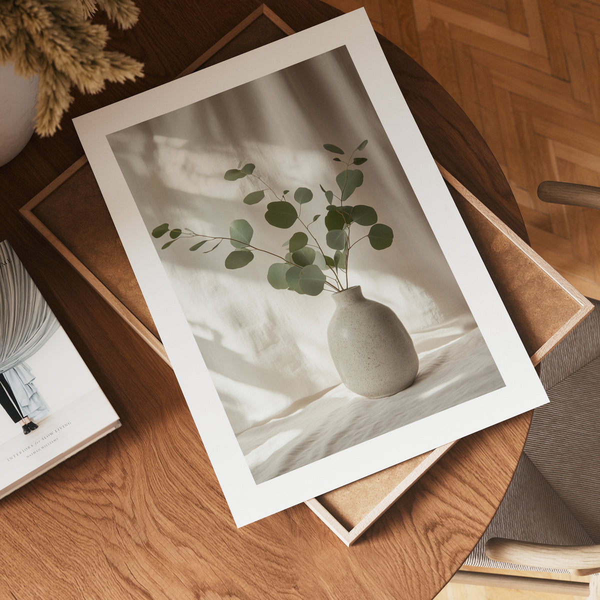 Eucalyptus Vase poster visad rakt fram – Bozetto affisch i hög tryckkvalitet i hög tryckkvalitet