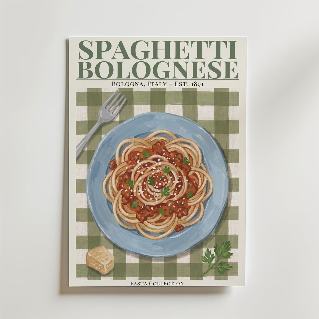 Plakat „Spaghetti bolognese”
