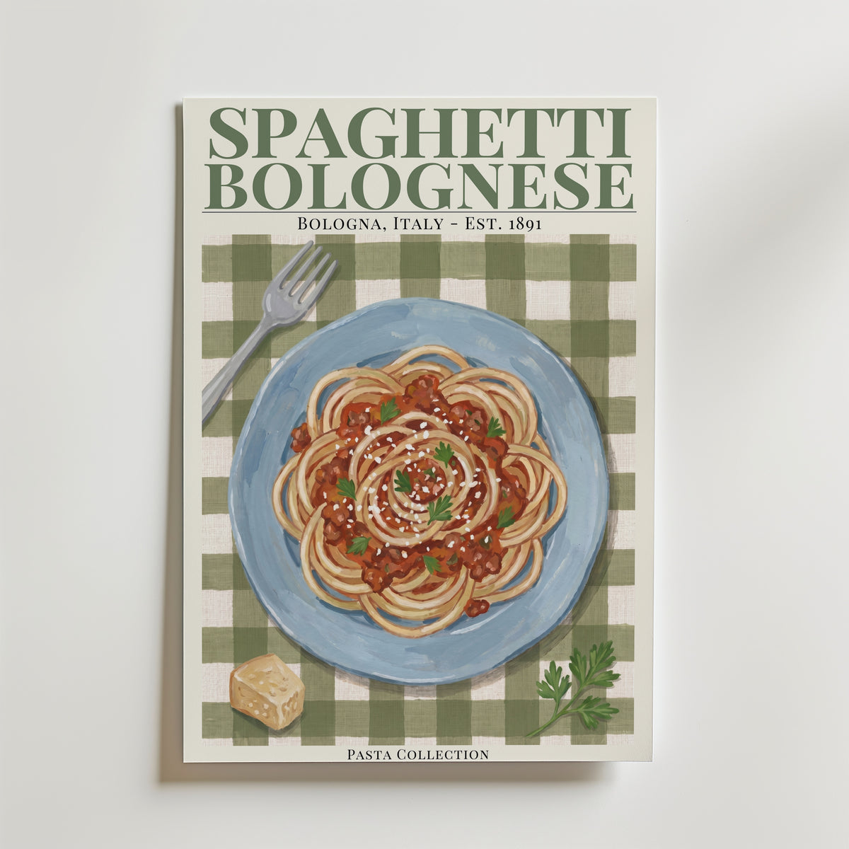 Plakat „Spaghetti bolognese”
