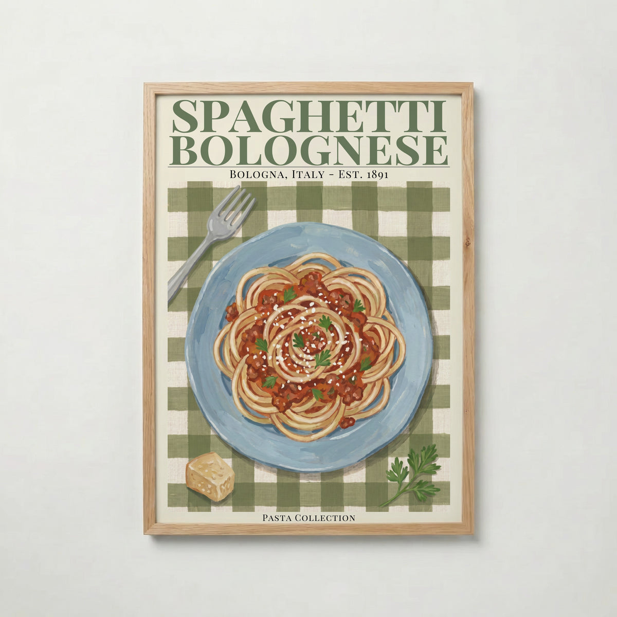 Plakat „Spaghetti bolognese”