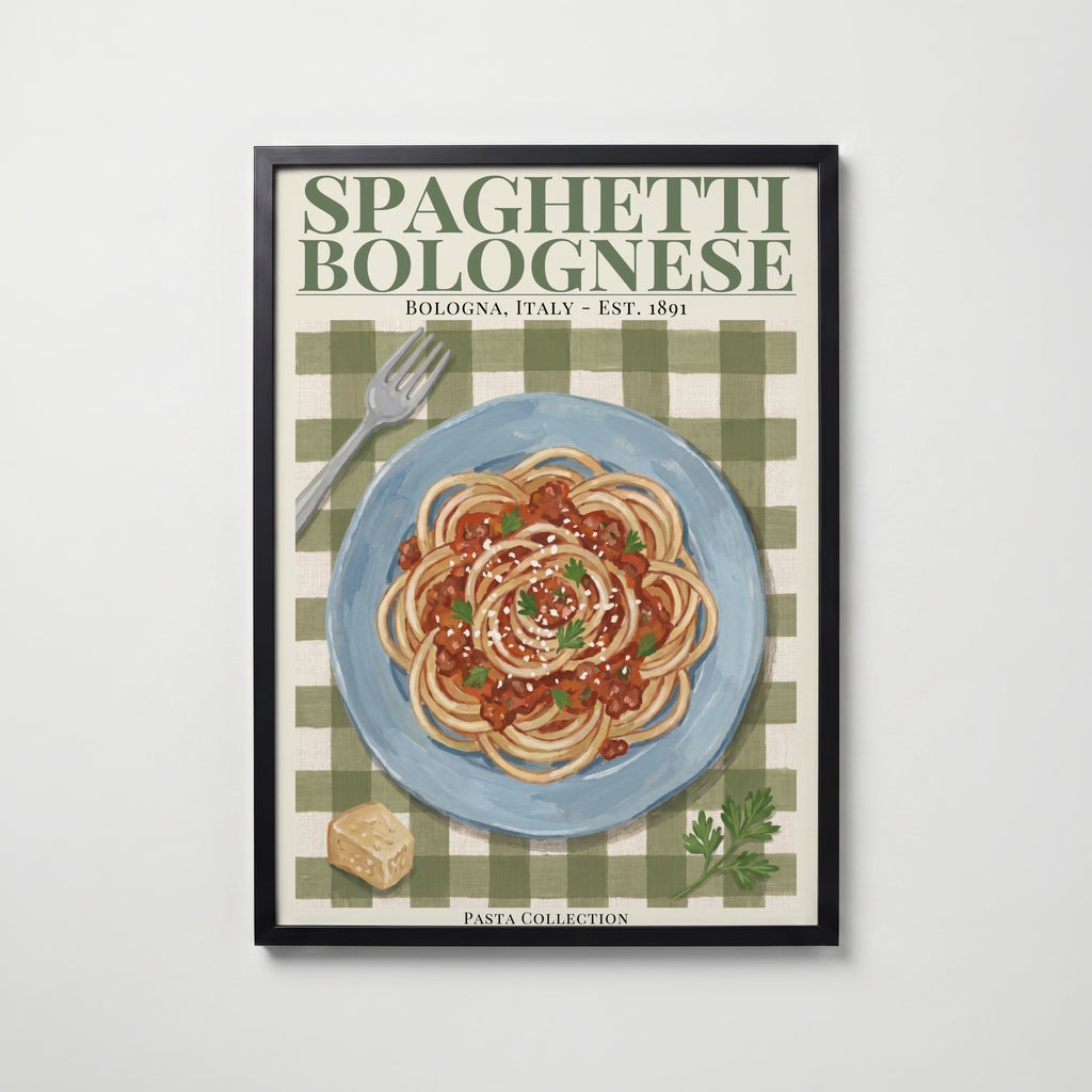 Plakat „Spaghetti bolognese”