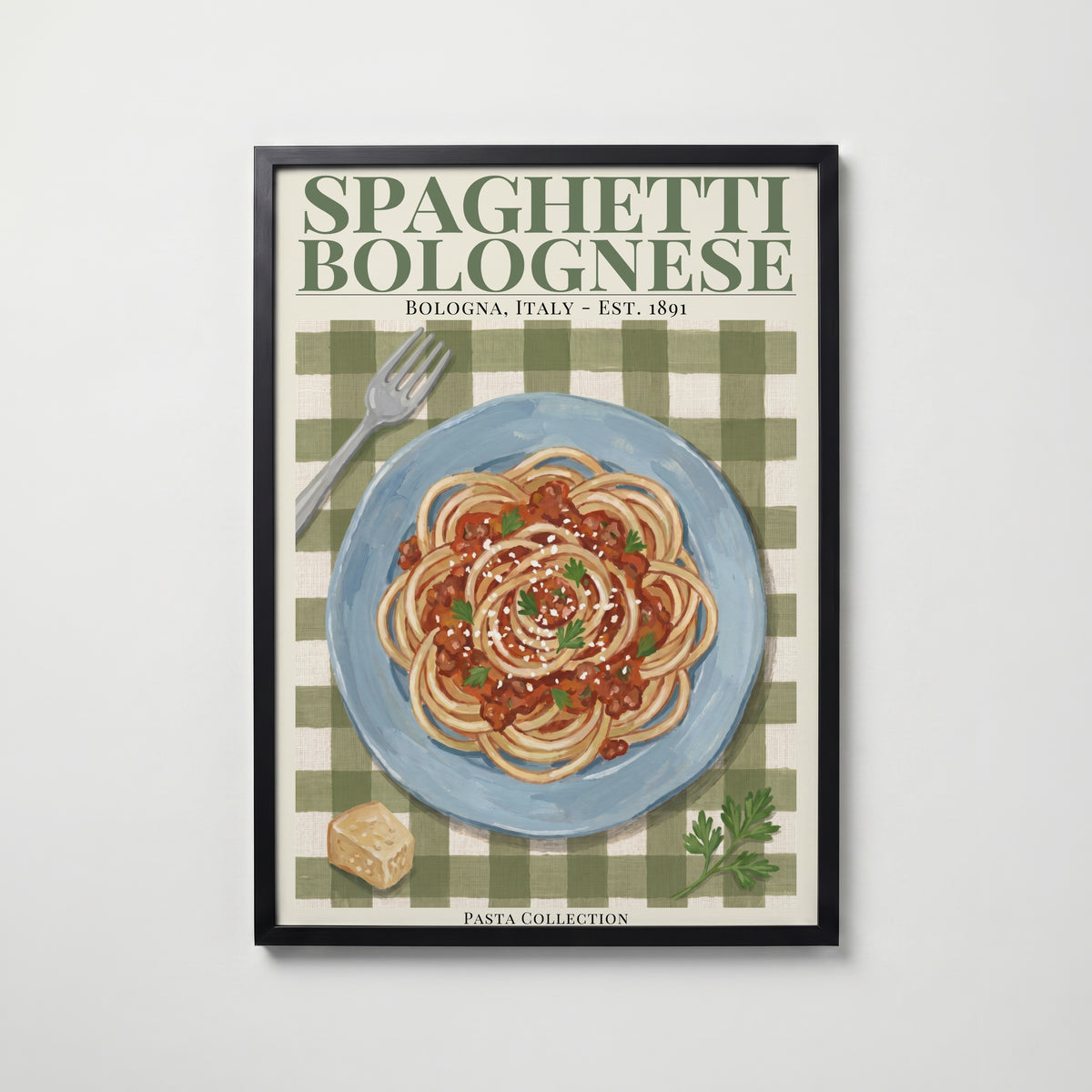 Plakat „Spaghetti bolognese”