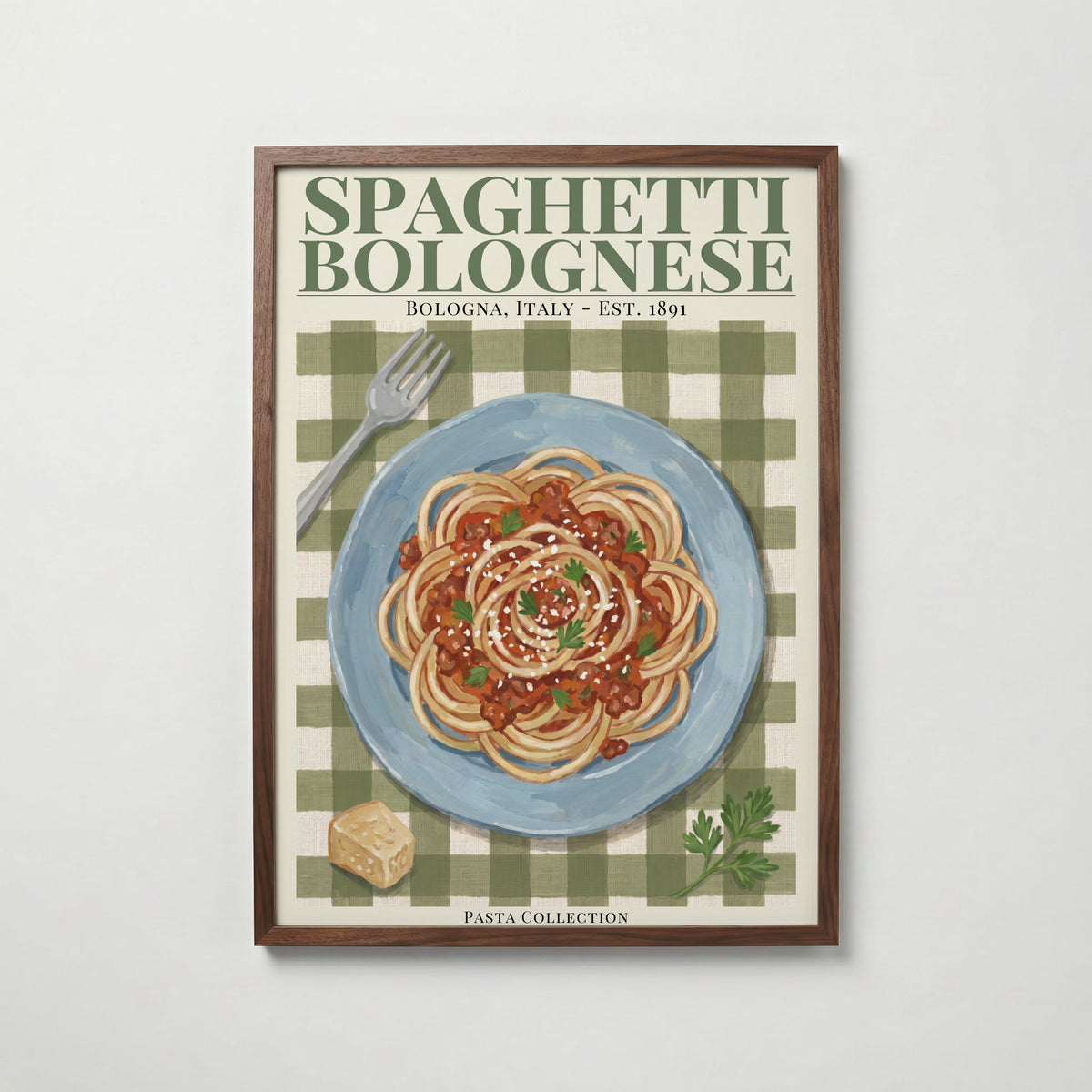Plakat „Spaghetti bolognese”