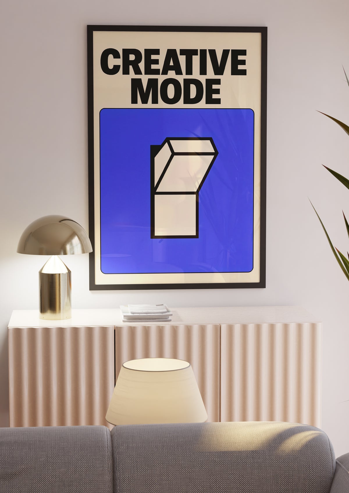 Creative Mode poster visad rakt fram – Bozetto affisch i hög tryckkvalitet i hög tryckkvalitet