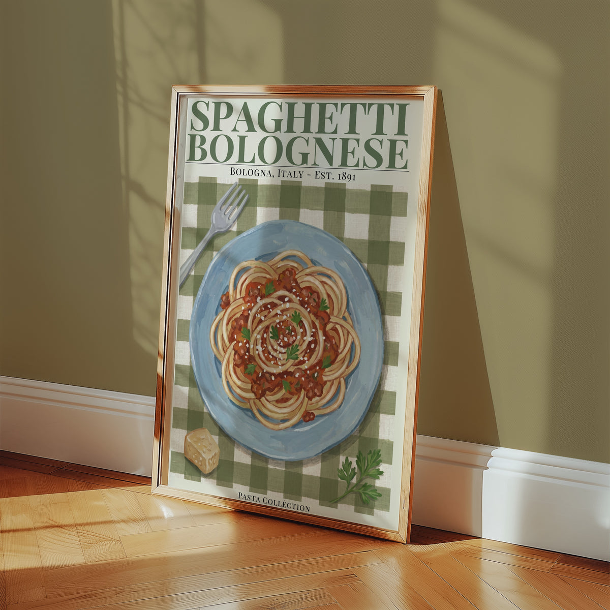 Plakat „Spaghetti bolognese”