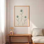 Frosted Thistle poster i stilrent hem med modern inredning – köp enkelt hos Bozetto