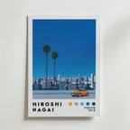 Mockup av Hiroshi Nagai Urban Cruise affisch på vägg – köp enkelt hos Bozetto i hög kvalitet