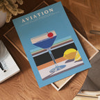 Aviation No.2 Drink poster visad rakt fram – Bozetto affisch i hög tryckkvalitet