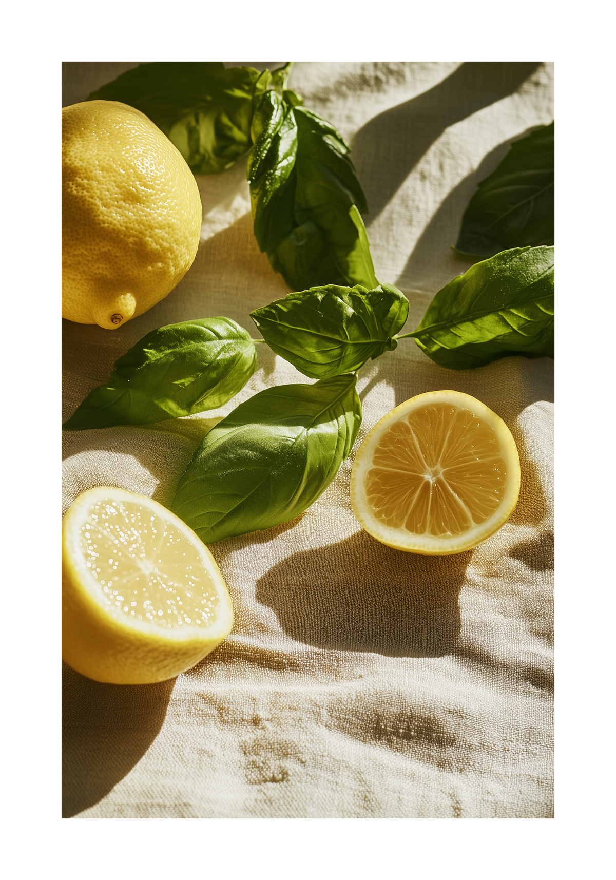 Lemony Herbs – affisch med snyggt motiv, köp enkelt hos Bozetto i flera storlekar