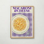 Plakat „Makaron z serem”