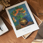 Van Gogh Fritillaries In A poster visad rakt fram – Bozetto affisch i hög tryckkvalitet