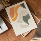 Abstract Face – affisch med snyggt motiv, köp enkelt hos Bozetto i flera storlekar
