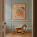 Plakat „Makaron z wódką”