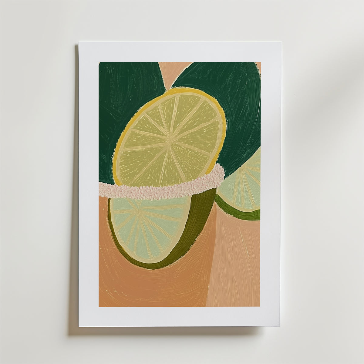 Citrus Dream – stilfullt konsttryck från Bozetto, tryckt på matt finpapper i hög tryckkvalitet