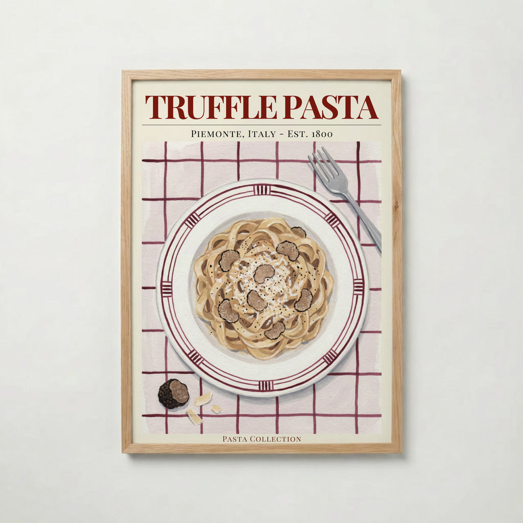 Plakat „Makaron z truflami”