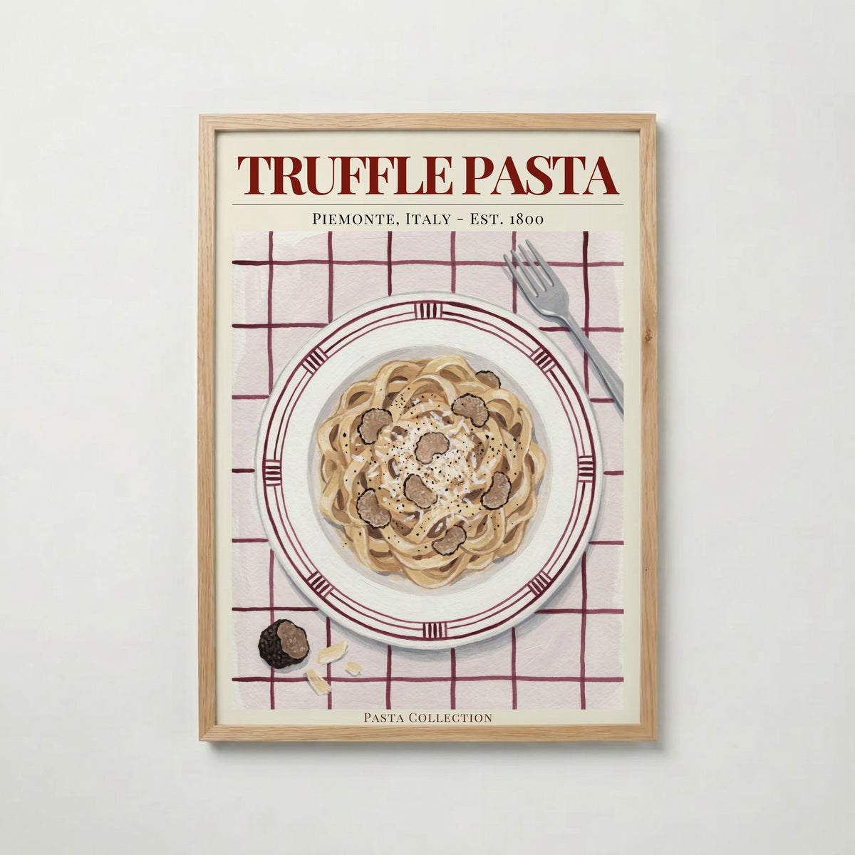 Plakat „Makaron z truflami”