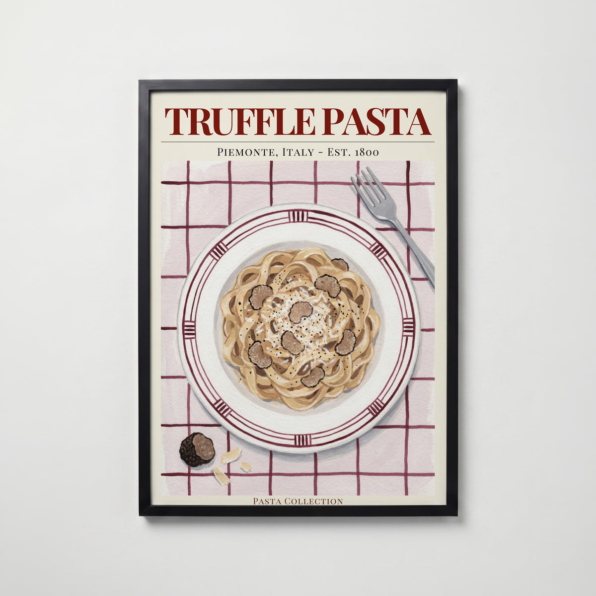 Plakat „Makaron z truflami”