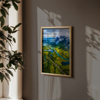 Verdant Delta poster i stilrent hem med modern inredning – köp enkelt hos Bozetto