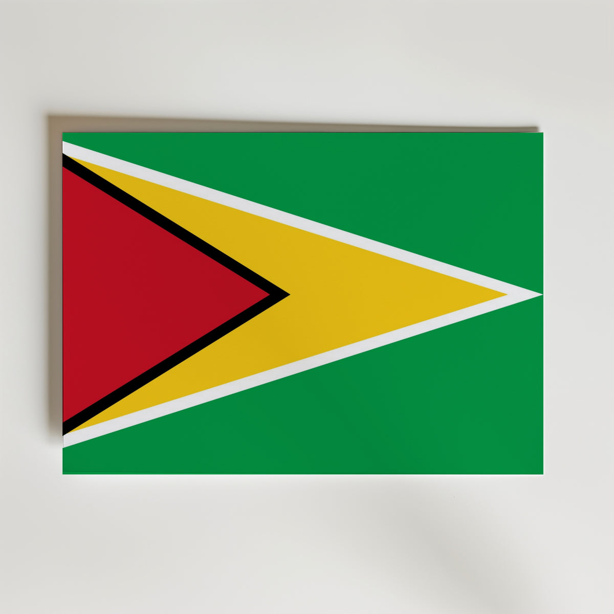 Guyana National Flag Poster – modern konst och stilren konsttryck för hemmet hos Bozetto