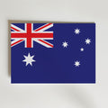 Australia National Flag Poster – modern konst och stilren konsttryck för hemmet hos Bozetto