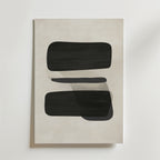 Abstract Layers – stilfullt konsttryck från Bozetto, tryckt på matt finpapper i hög tryckkvalitet