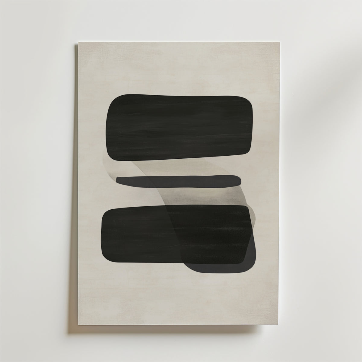 Abstract Layers – stilfullt konsttryck från Bozetto, tryckt på matt finpapper i hög tryckkvalitet