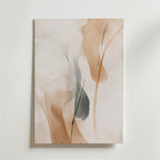 Golden Abstract Flow – stilfullt konsttryck från Bozetto, tryckt på matt finpapper