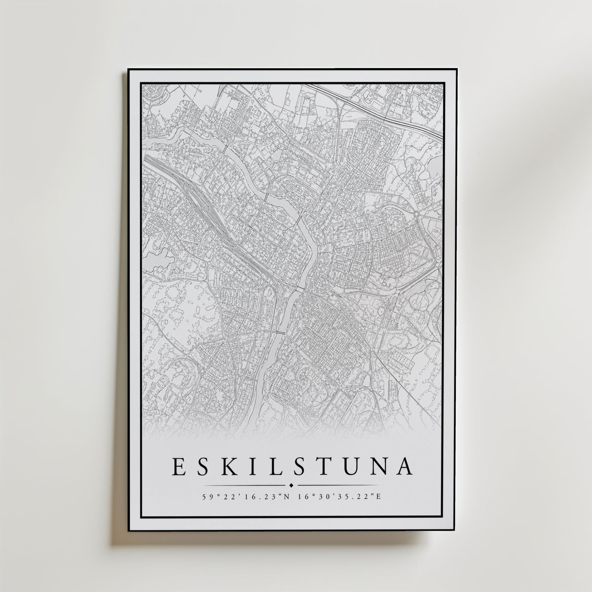 Storleksguide för Eskilstuna Karta – välj din favoritstorlek och beställ hos Bozetto