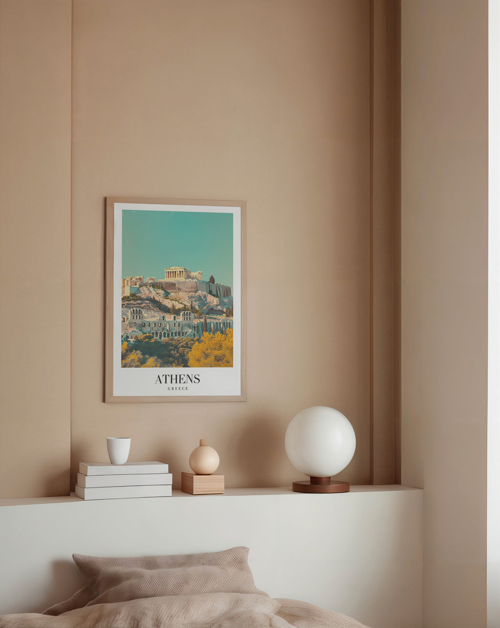 The Athens poster visad rakt fram – Bozetto affisch i hög tryckkvalitet i hög tryckkvalitet