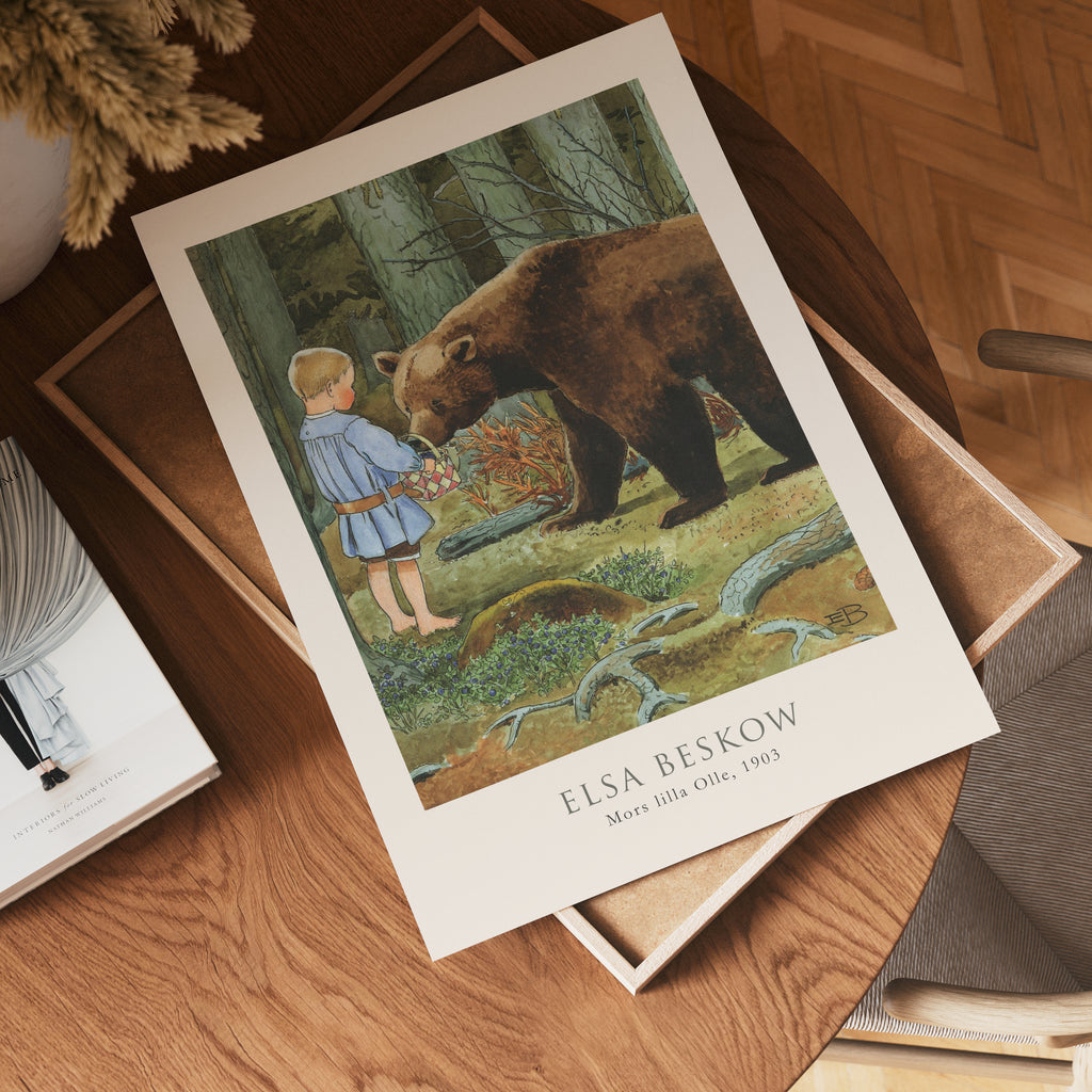 Elsa Beskow Mors lilla Olle – köp enkelt hos Bozetto konsttryck i hög kvalitet i hög kvalitet