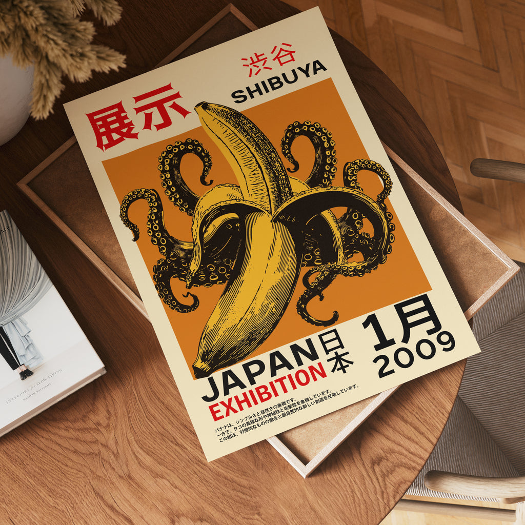 Shibuya Fusion poster visad rakt fram – Bozetto affisch i hög tryckkvalitet i hög tryckkvalitet