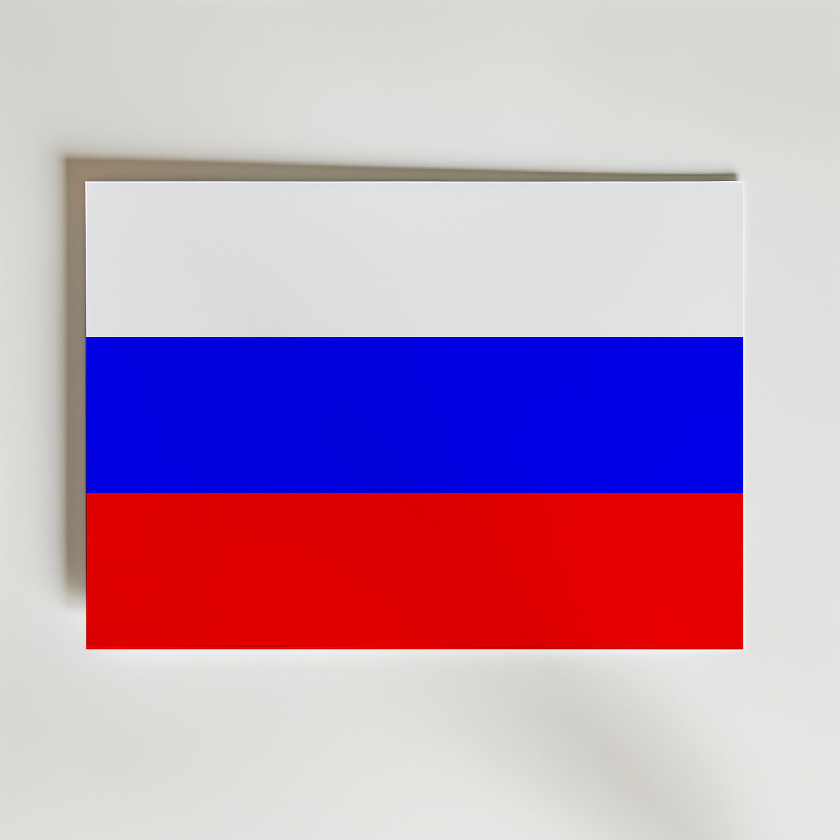 Russia National Flag Poster – modern konst och stilren konsttryck för hemmet hos Bozetto