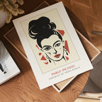 Storleksguide för Picasso Portrait Of Frida – affisch från Bozetto i hög kvalitet