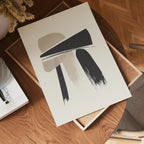 Abstract Brushstroke Art – affisch med stilfullt motiv från Bozetto i hög kvalitet