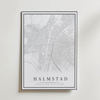 Storleksguide för Halmstad Karta – välj din favoritstorlek och beställ hos Bozetto