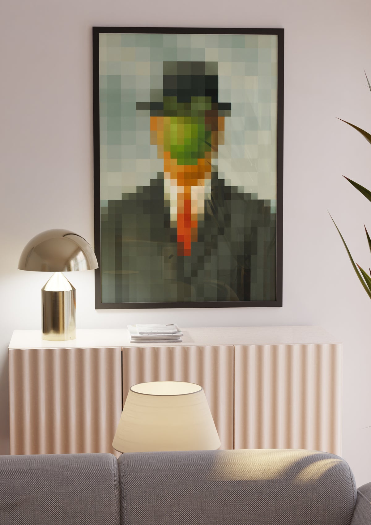 The Green Enigma poster visad rakt fram – Bozetto affisch i hög tryckkvalitet i hög tryckkvalitet