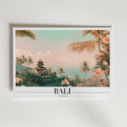 Bali Sunset – stilfullt konsttryck från Bozetto, tryckt på matt finpapper i hög tryckkvalitet