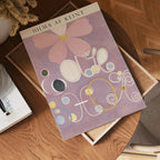 Hilma af Klint The Pink Flower – stilfullt konsttryck från Bozetto, tryckt på matt finpapper