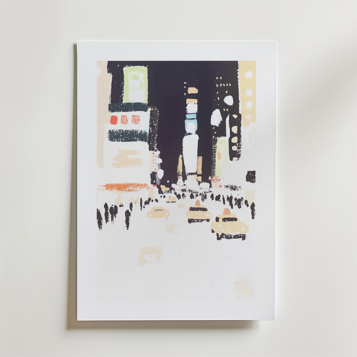 Abstract City – stilfullt konsttryck från Bozetto, tryckt på matt finpapper i hög tryckkvalitet