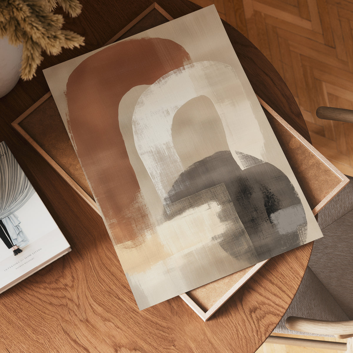 Retro Arches poster visad rakt fram – Bozetto affisch i hög tryckkvalitet i hög tryckkvalitet