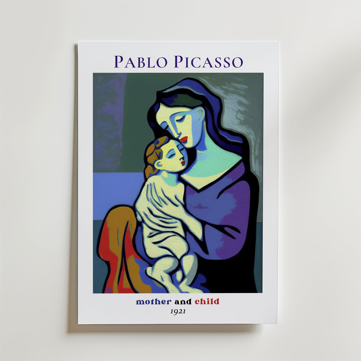 Picasso The Quiet Bond – stilfullt konsttryck från Bozetto, tryckt på matt finpapper