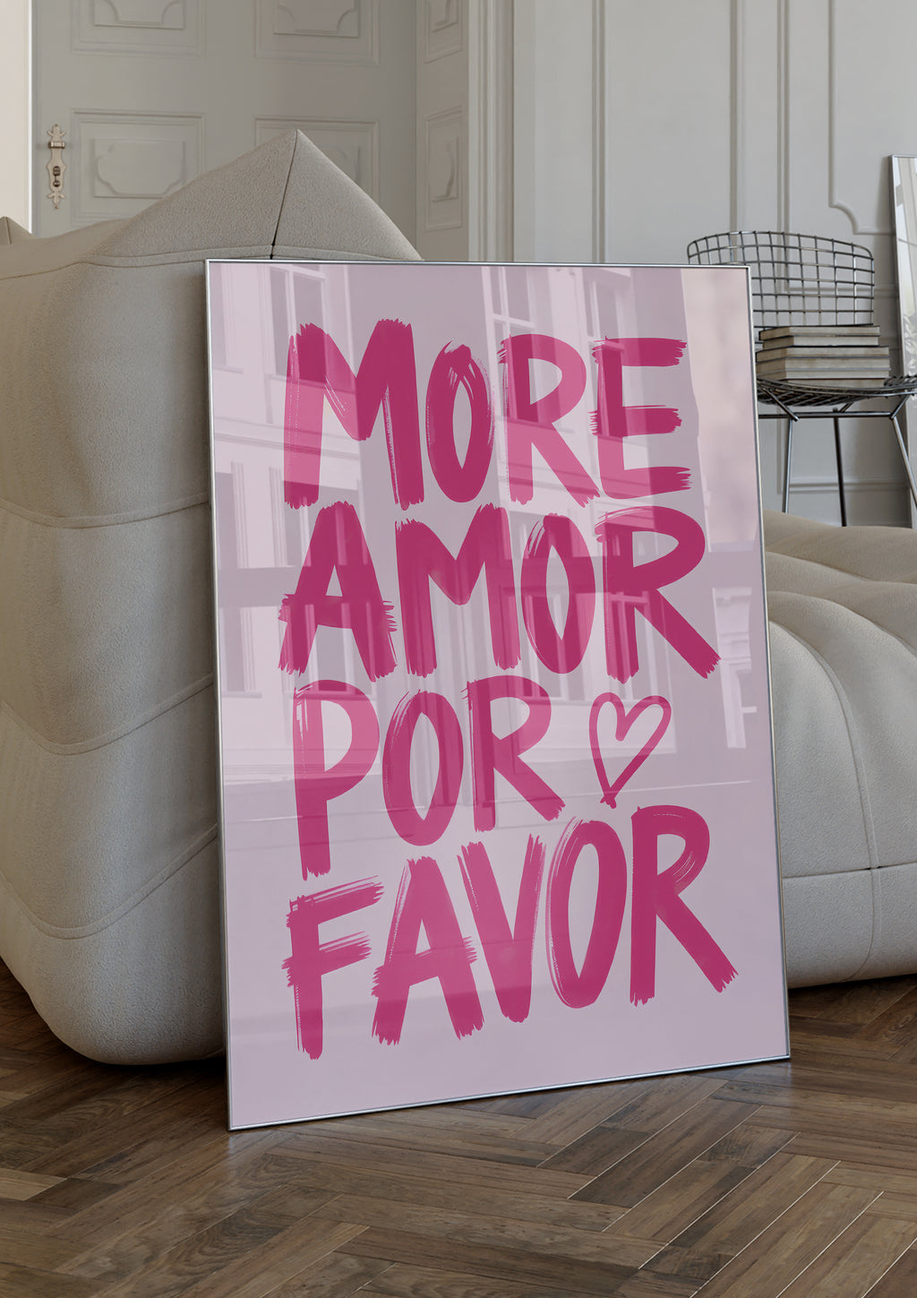More Amor Por Favor poster visad rakt fram – Bozetto affisch i hög tryckkvalitet