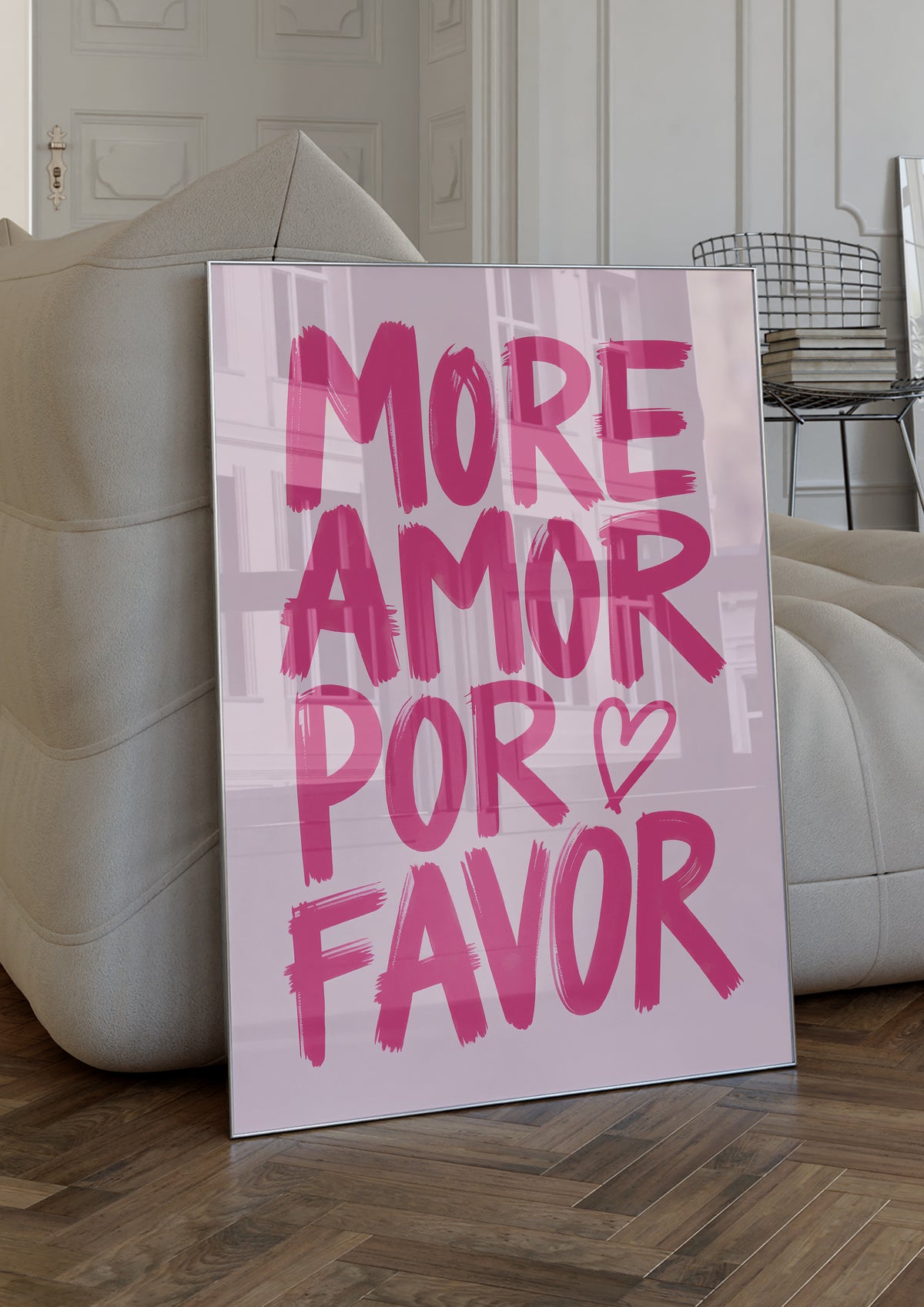 More Amor Por Favor poster visad rakt fram – Bozetto affisch i hög tryckkvalitet
