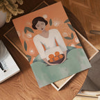 Woman with Oranges poster visad rakt fram – Bozetto affisch i hög tryckkvalitet i hög tryckkvalitet